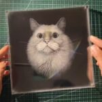 3D Knife-Carved Ragdoll Cat Portrait