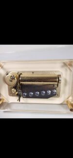 European Antique 50-Note, 2-Tune Cylinder Sankyo Music Box - Image 9