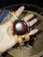 Natural Plant Pod Handmade Pendant/Charm Keychain - Image 5