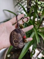 Natural Plant Pod Handmade Pendant/Charm Keychain - Image 5